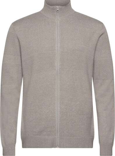 Lindbergh | Zip Through Purl Cardigan | XL