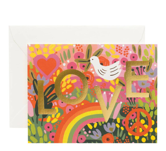 Rifle Paper Co. Kort All You Need Is Love Rifle Paper Co. Kort All You Need Is Love