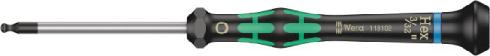 Wera Elektronikkskrutrekker Hex 3/32"x60 mm