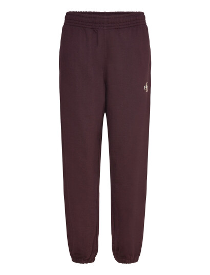 Calvin Klein Jeans Monologo French Terry Jogger Burgundy XS