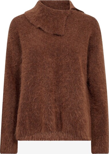 MOS MOSH Genser MMKatri Alila Mohair Knit Brun