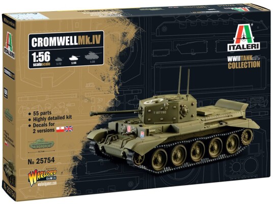 Italeri Cromwell Mk. IV Stridsvogn 1:56