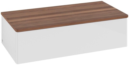 Villeroy & Boch Villeroy & Boch Antao Sideskap 100x50x26,8 cm u/lys Hvit/Valnøtt