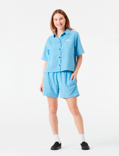PICTURE ORGANIC CLOTHING Sesia Cord Shorts - Blue - S