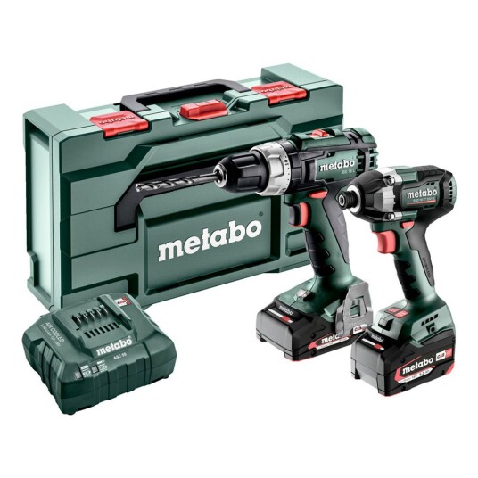 Metabo Kombisett 2.8.2 18V Med batterier Metabo Kombisett 2.8.2 18V Med batterier