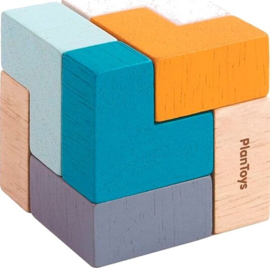 Plan Toys 3D Puslekube I Tre (3 År+)