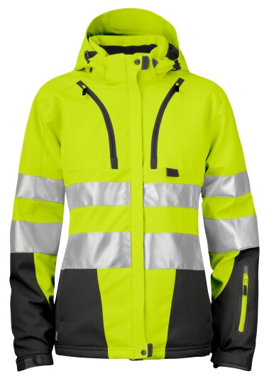 ProJob 6424 Vinterjakke Dame En Iso 20471 Kl 3/2 Yellow/Black 2XL
