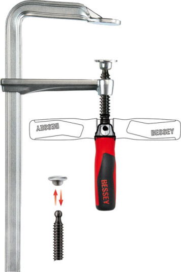 Bessey Tving Med Sammenleggbart Håndtak Gz25kg