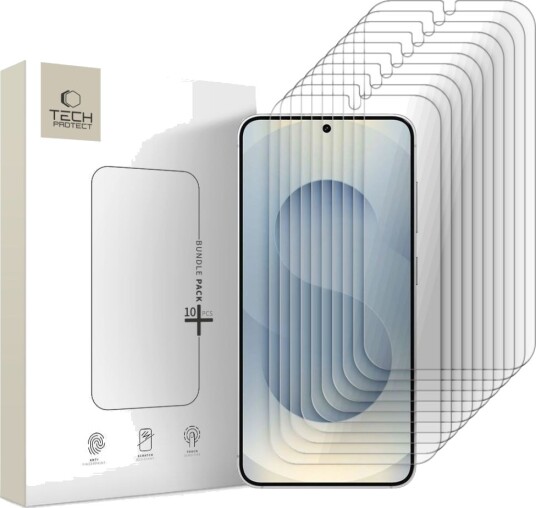 Tech Protect Tempered Glass Bundle 10 pack for Samsung Galaxy S24/S25