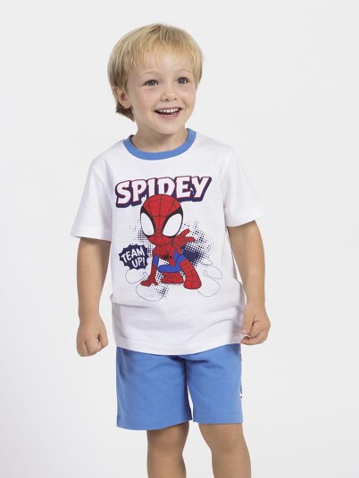 Spidey And His Amazing Friends T skjorte &  Shorts Sett Hvit 104 110