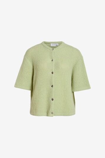 Vila - Topp viRalla 2/4 Knit Cardigan - Grønn