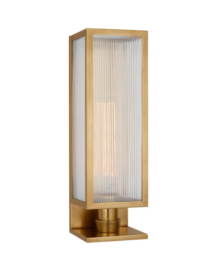 Visual Comfort York 16" Single Box Sconce Soft Brass Visual Comfort York 16" Single Box Sconce Soft Brass