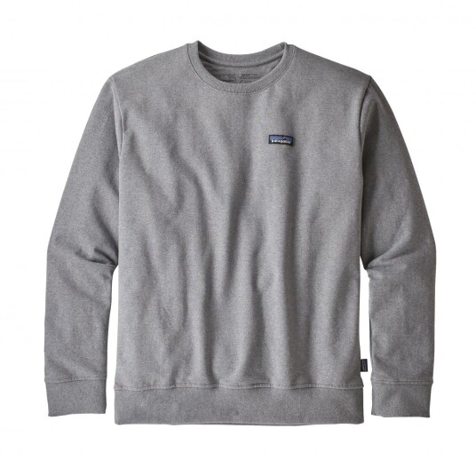 Patagonia  M P-6 Label Uprisal Crew Sweatshirt Herre, GLH Gravel Heather, L