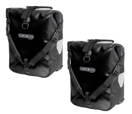 Ortlieb Front-roller Classic (pair) Black Ql2.1