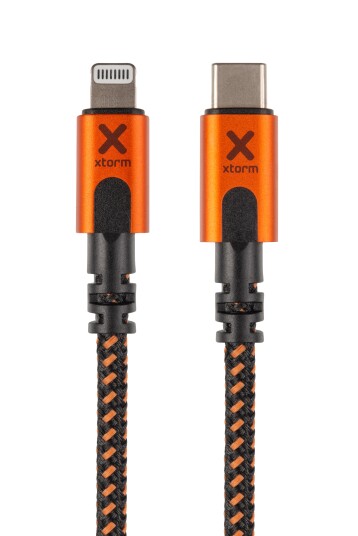 Xtorm Xtreme 1,5m USB-C til Lightning-kabel Svart - 60W, Ultrasterk Xtorm Xtreme 1,5m USB-C til Lightning-kabel Svart - 60W, Ultrasterk