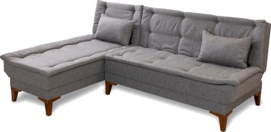 Hunterville Sovesofa med Sjeselong 4 seter Grå