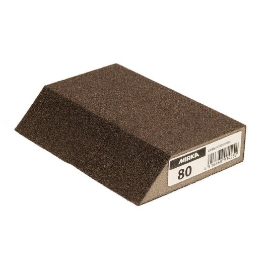 Mirka Slisvamp Vinklad 125x85x25mm 80 M 30-Pack