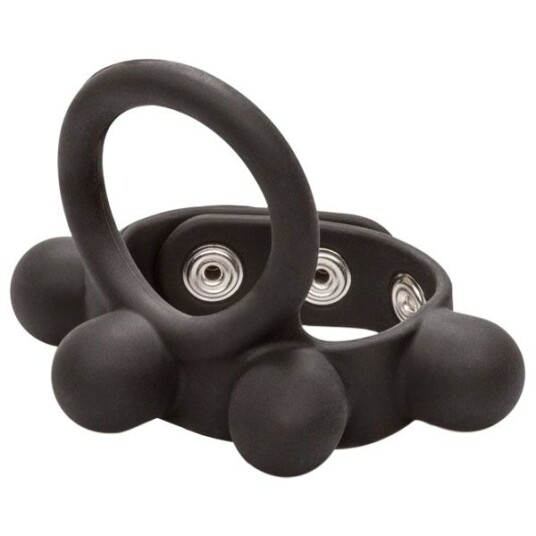 CalExotics Weighted C-RIng Ball Stretcher - Svart - M CalExotics Weighted C-RIng Ball Stretcher - Svart - M