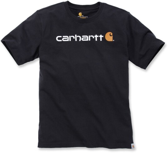 Carhartt EMEA Core Logo Workwear Short Sleeve T-skjorte XS Svart