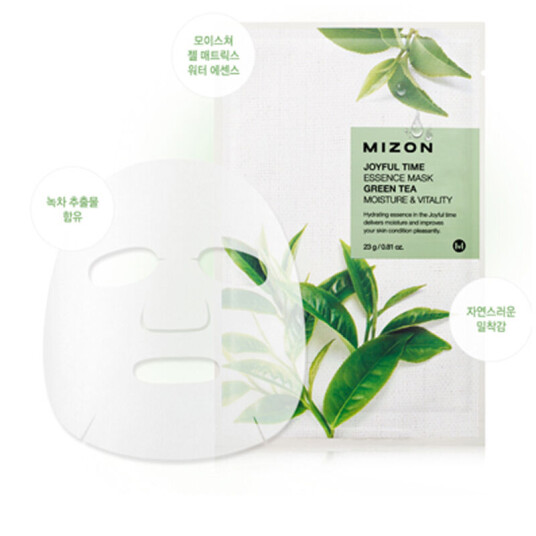 Mizon Joyful Time Essence Mask Green Tea 23g