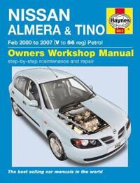 Nissan Almera & Tino Petrol (Feb 00 - 07) Haynes Repair Manual Av Haynes Publishing
