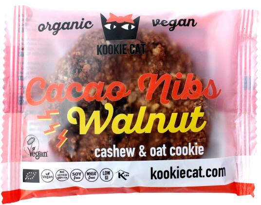 Kookie Cat Cacao Nibs Walnut Ø 50g