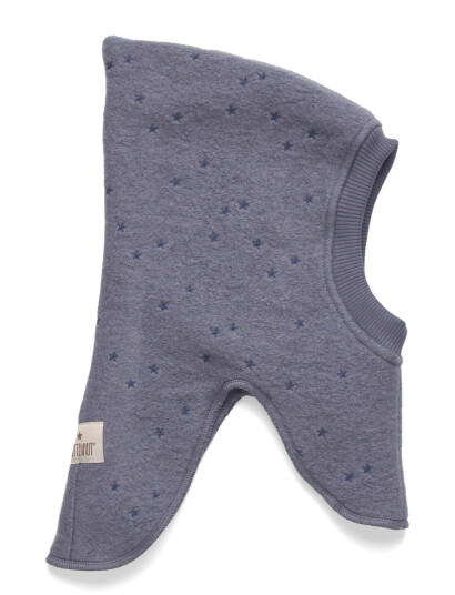Huttelihut Balaclava All Over Emb. Wool Blue 0 12M Huttelihut Balaclava All Over Emb. Wool Blue 0 12M