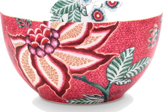 PIP Studio Flower Festival skål 15 cm, rosa