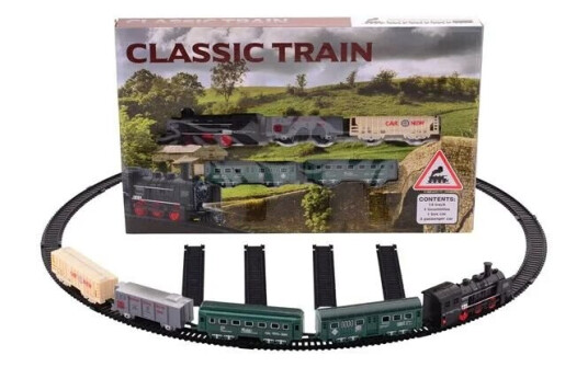 Johntoy Steam Train Playset 19 pieces. Johntoy Steam Train Playset 19 pieces.