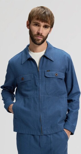 Lee Jeans Utility Jacket Blue L x 00