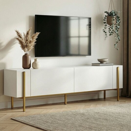Homitis Tv Stand Nexus Hvit Homitis Tv Stand Nexus Hvit