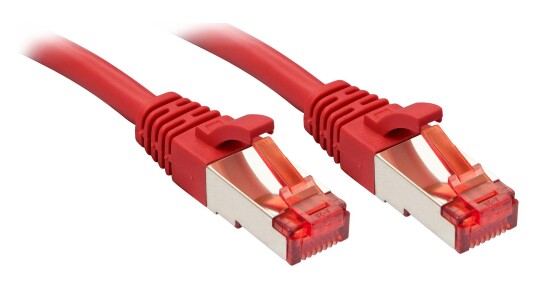 LINDY S/FTP PatchCord Cat6. CU. Red. 0.5m Factory Sealed