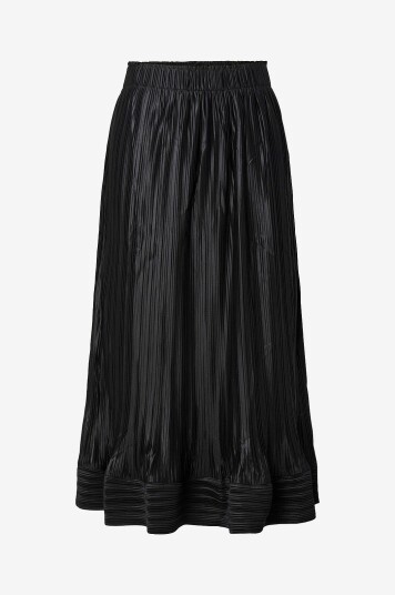 Y.A.S - Skjørt yasRiva HW Midi Skirt - Svart