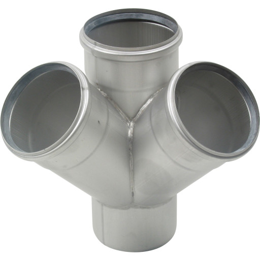 Blücher 160 X 160 mm X 45 Grader Grenrør Dobbelt Syrefast