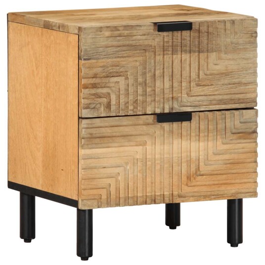 Nattbord brun 40x33x46 cm heltre mango 8721158448118