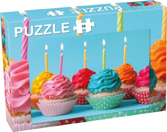 Tactic Puslespill Cupcake 56 Brikker Tactic OneSize Puslespill Tactic Puslespill Cupcake 56 Brikker Tactic OneSize Puslespill