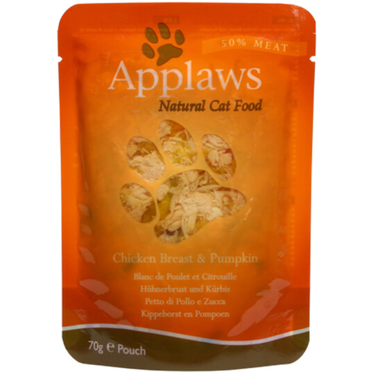 Applaws Kylling og Gresskar Våtfôr til Katter 70 g x 12 Applaws Kylling og Gresskar Våtfôr til Katter 70 g x 12