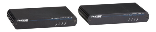 Black Box Kvm Extender - Dvi-D, Usb 2.0, Over Catx - Kvm / Usb-Utvider - Usb - Opp Til 100 M