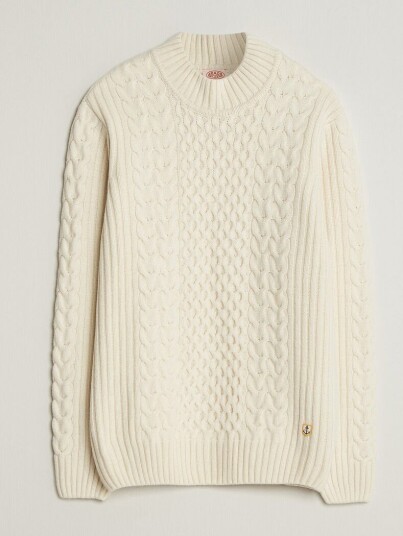 Armor lux Wool Knitted Sweater Nature