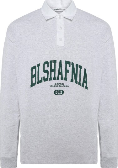 BLS Hafnia Mason  Rugby Polo   LIGHT GREY   S