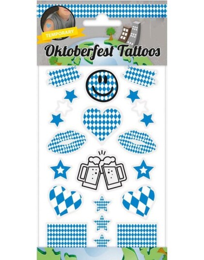 Oktoberfest Midlertidige Tatoveringer