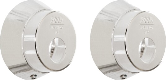 Assa 3212S Sylindertilbehør For Rund Sylinder Blankkrom