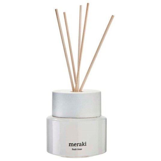 Meraki Duftpinner fresh linen 100 ml hvit Meraki Duftpinner fresh linen 100 ml hvit