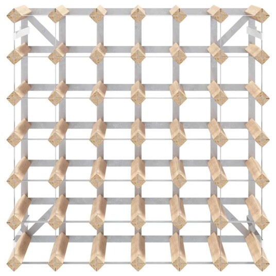 vidaXL Vinstativ for 42 flasker heltre furu vidaXL Vinstativ for 42 flasker heltre furu