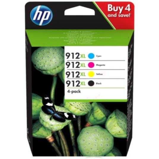 HP 3YP34AE HP 912XL Multipack BK/C/M/Y HP 3YP34AE HP 912XL Multipack BK/C/M/Y