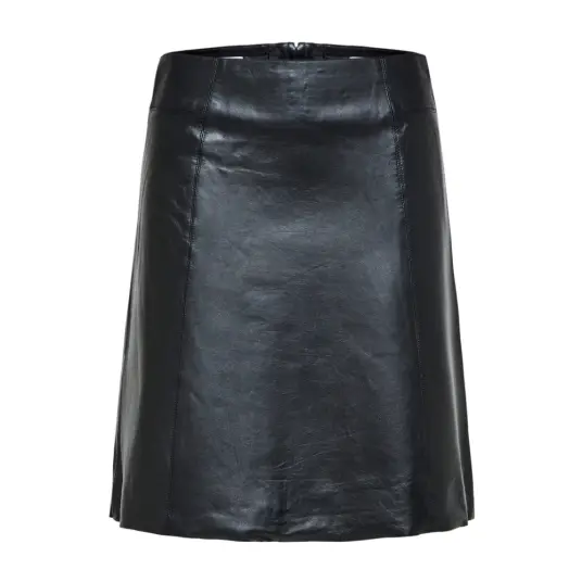 SELECTED FEMME Slfnew Ibi Leather Skirt Black 40 SELECTED FEMME Slfnew Ibi Leather Skirt Black 40