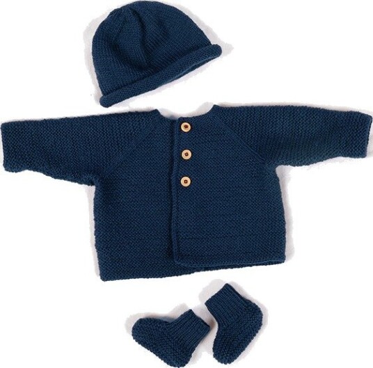 Strikkesett Rille med lue - garnpakke i Bluum Pure Eco Baby Wool