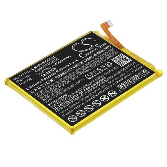 Philips Xenium X588 batteri (4900 mAh 3.8 V, Sort) Philips Xenium X588 batteri (4900 mAh 3.8 V, Sort)