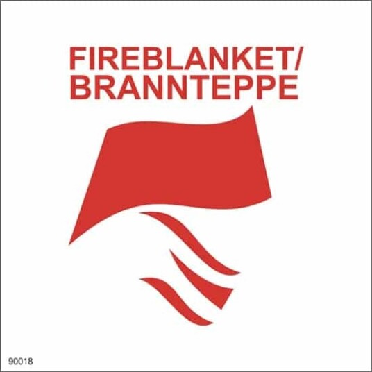 Fireblanket Brannteppe 10×10 – 40x40cm Plog Alu plate Reflekterende 35x35cm