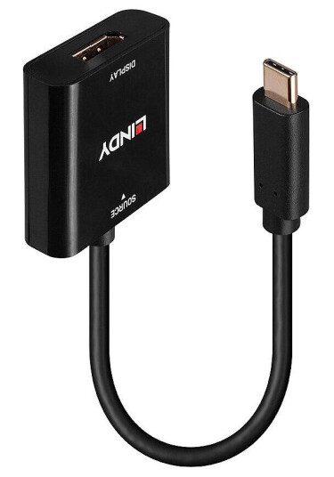 Lindy USB-C til DisplayPort 4K144 Videokonverter Lindy USB-C til DisplayPort 4K144 Videokonverter